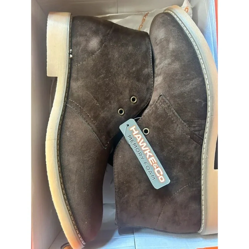 NIB Hawke & Co Springfield Brown Men’s Boots 10.5